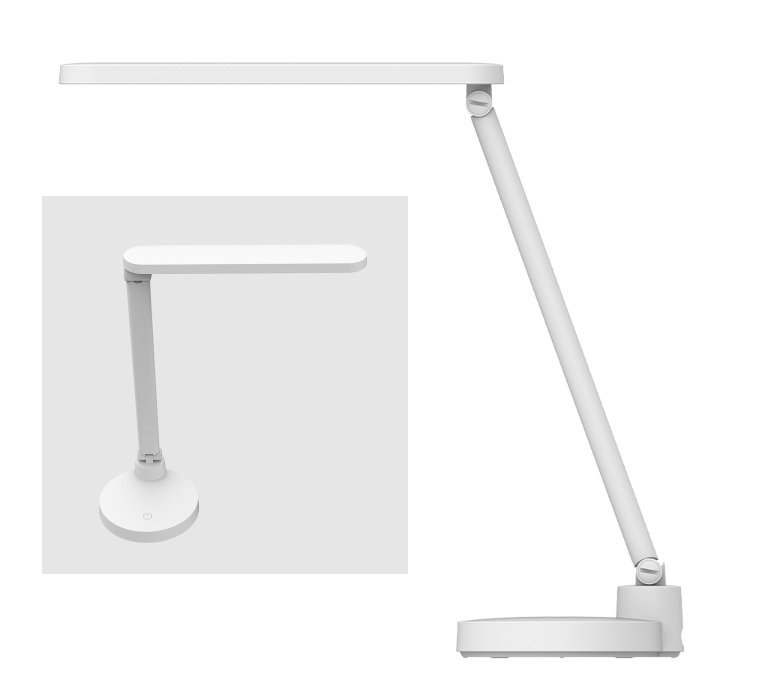 LAMPARA DE ESCRITORIO 5.5W BLANCA C/BATERIA